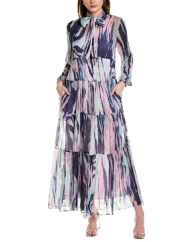 Diane von Furstenberg Marquis Midi Dress Elegant Maxi-Midi Hybrid Dress