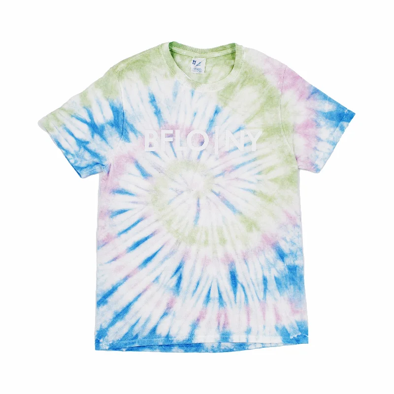 BFLO Pastel Tie Dye Short Sleeve Shirt Casual Short Sleeve Top