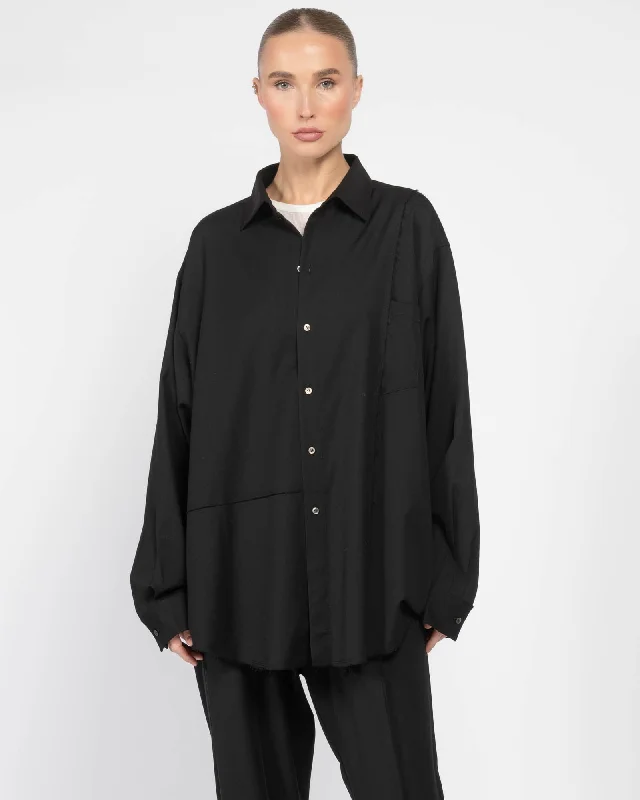 Shirt Casual Oversized Short Shirt