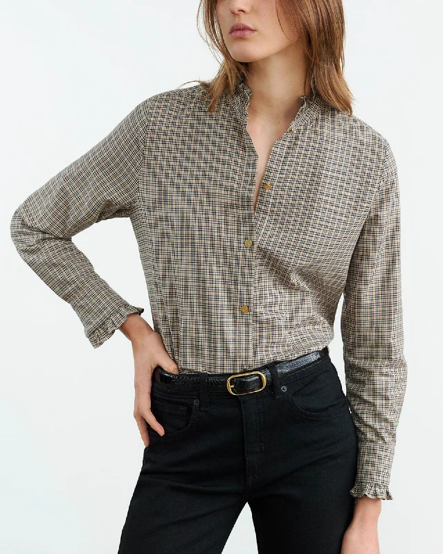 Lydia Shirt Trendy Short Sleeve Blouse