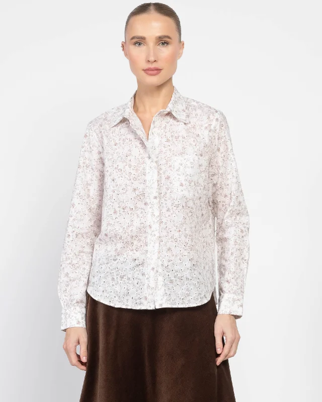 Piper Shirt Fashionable Draped Short Sleeve