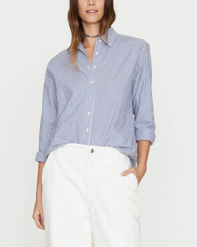 Beau Shirt Fashionable Button-Front Short Sleeve