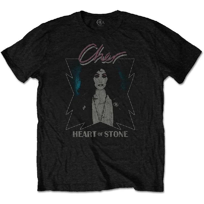 Cher | Official Band T-Shirt | Heart of Stone Mesh Canvas Denim