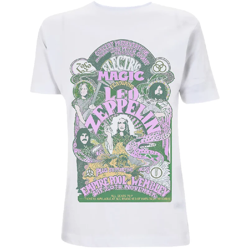 Led Zeppelin | Official Ladies T-shirt | Electric Magic Modern Contemporary Chic