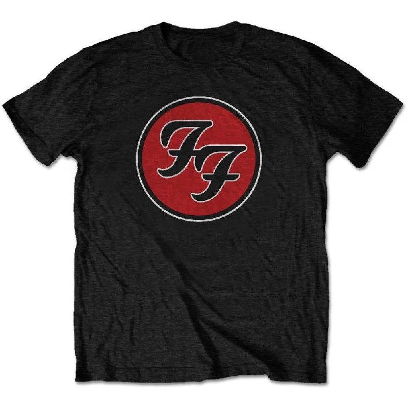 Foo Fighters Kids T-Shirt: FF Logo V-Neck T-Shirt Long Sleeve Cotton