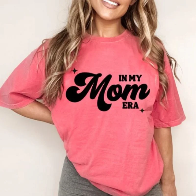 In My Mom Era T-shirt Chenille Blend Fleece Blend Nylon Blend