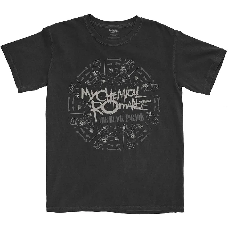 My Chemical Romance | Official Band T-shirt | Circle March Welt Pockets Slit Pockets