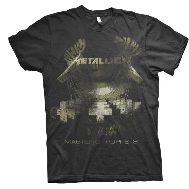 Metallica | Official Band T-Shirt | Master of Puppets Distressed Modern Contemporary Chic