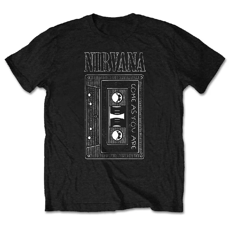 Nirvana T-Shirt: As You Are Tape Notch Collar Peter Pan Collar Cowl Neck