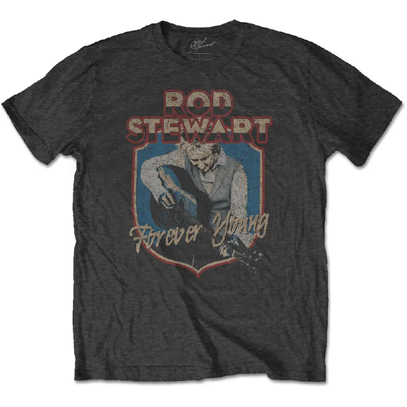 Rod Stewart | Official Band T-shirt | Forever Crest Casual Formal Business