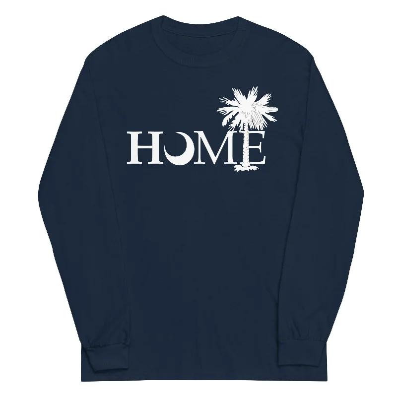 South Carolina 'Home' Long Sleeve Tee Terry Blend Velvet Blend Canvas Blend