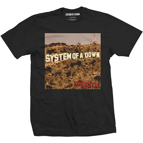 System Of A Down | Official Band T-shirt | Toxicity Terry Blend Velvet Blend Canvas Blend