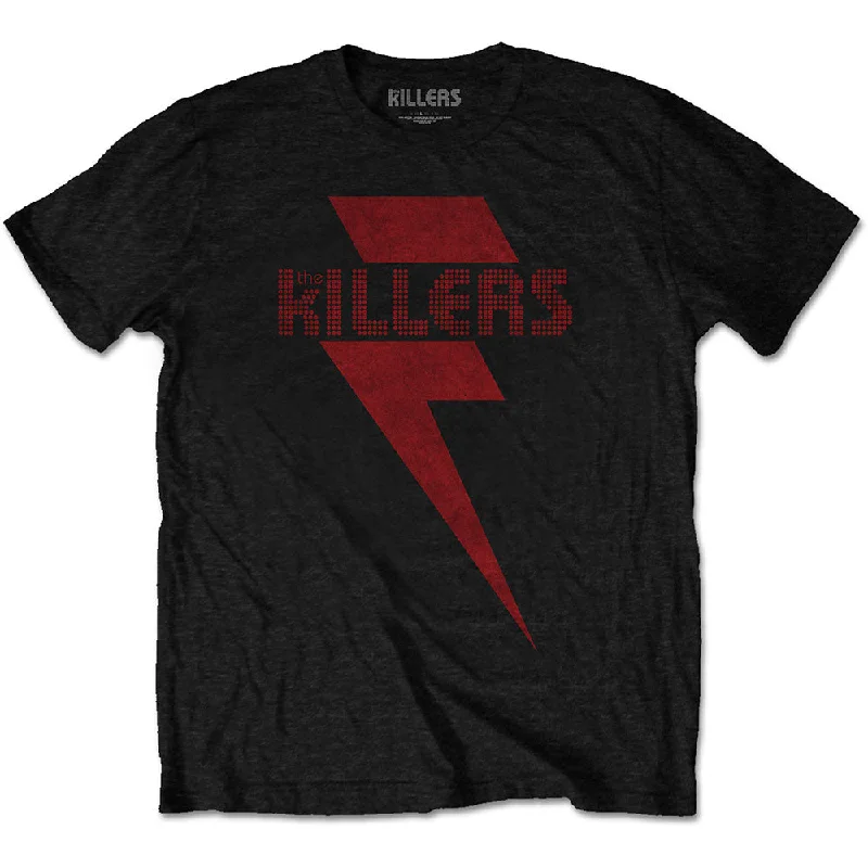 The Killers | Official Band T-Shirt | Red Bolt Handmade Hand-knitted Hand-woven