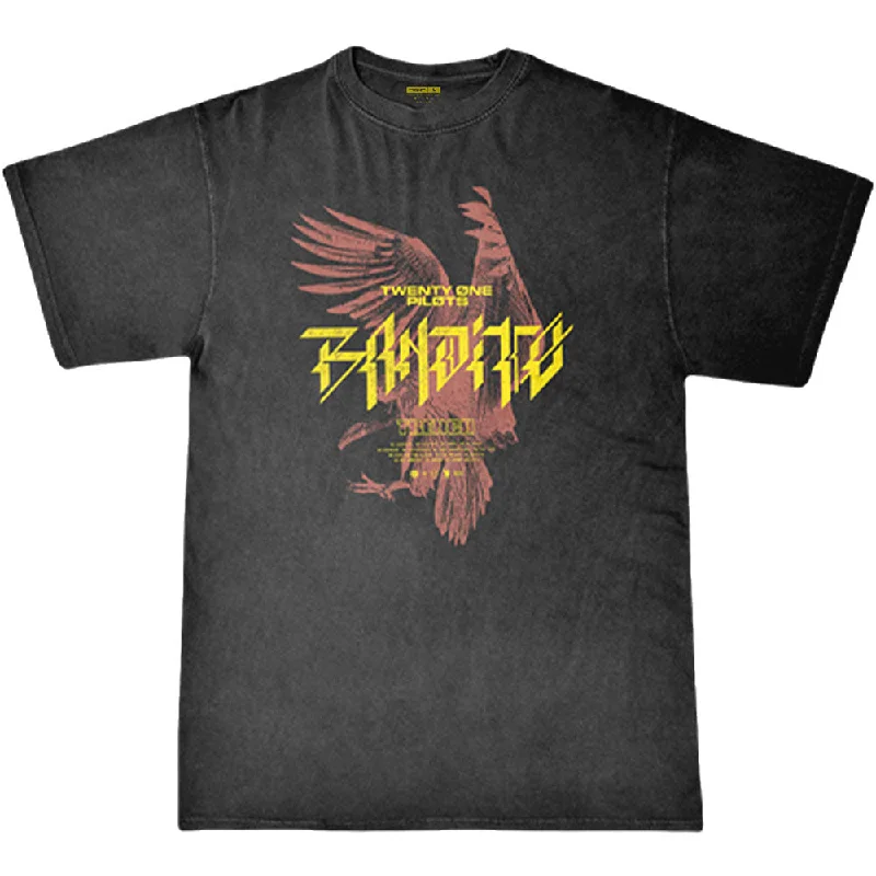 Twenty One Pilots | Official Band T-shirt | Bandito Bird Graphic Embroidered Appliqued