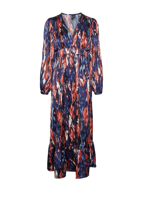 Vero Moda EA V-Neck Maxi Dress, Astral Aura Stylish One-Shoulder Maxi Dress