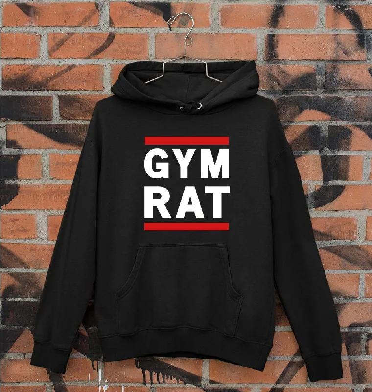 Gym Rat Unisex Hoodie for Men/Women Hoodie Jacket Zipper Layering