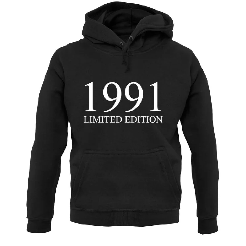 Limited Edition 1991 Unisex Hoodie Hoodie with Pocket Utility Practical