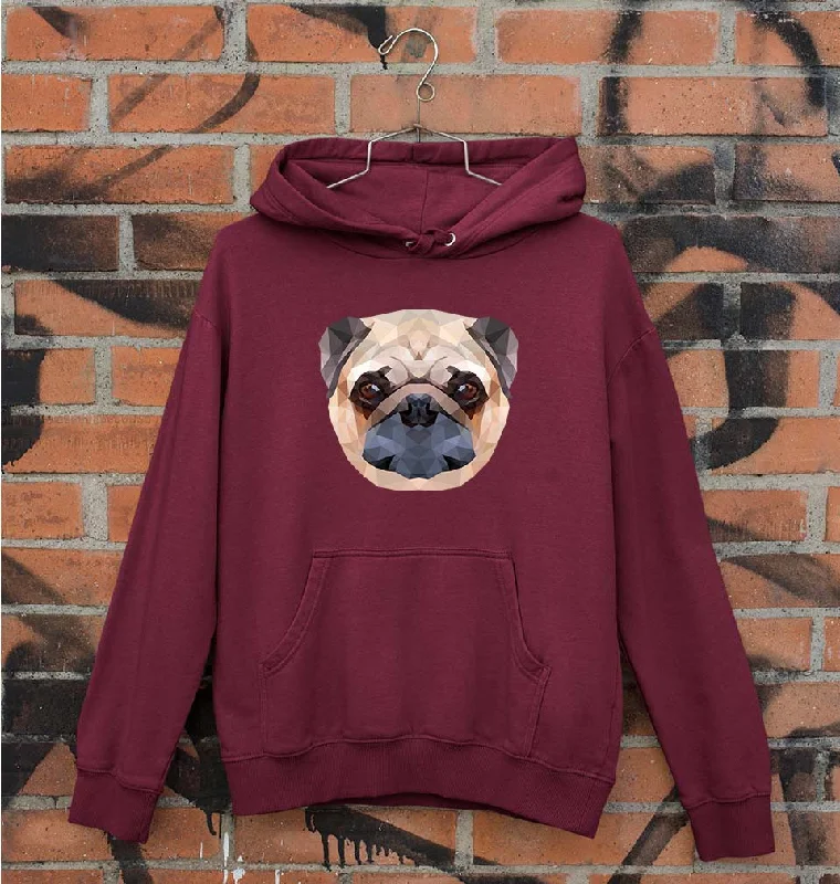 Pug Dog Unisex Hoodie for Men/Women Hoodie with Mesh Breathable Sporty