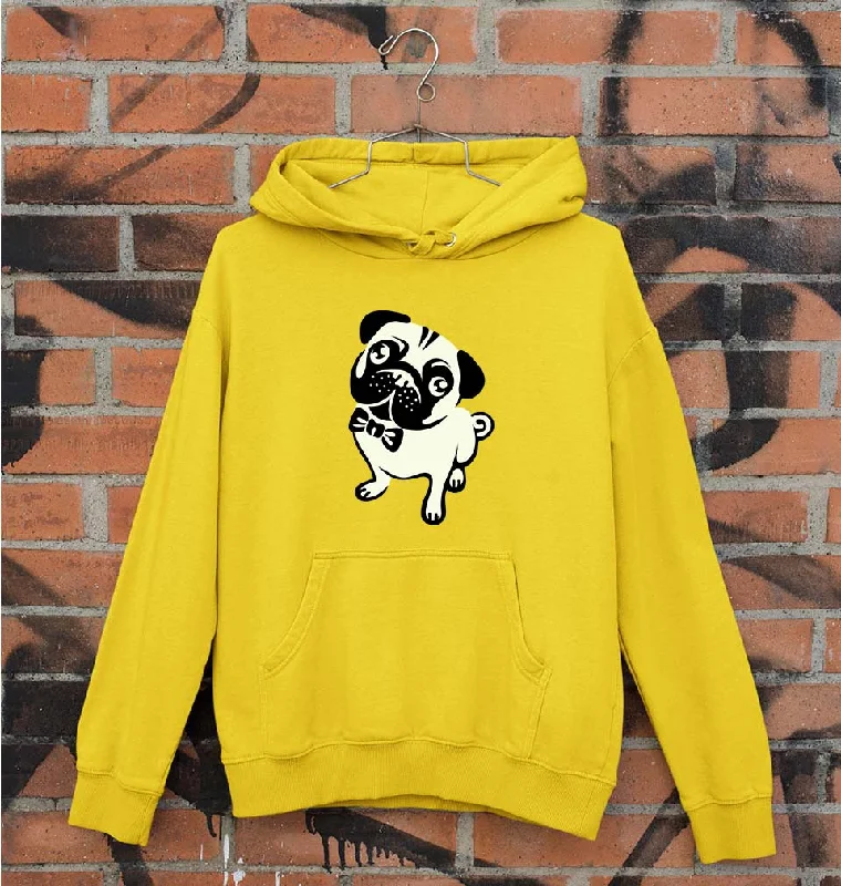 Pug Dog Unisex Hoodie for Men/Women Hoodie with Set-In Sleeves Structured Classic