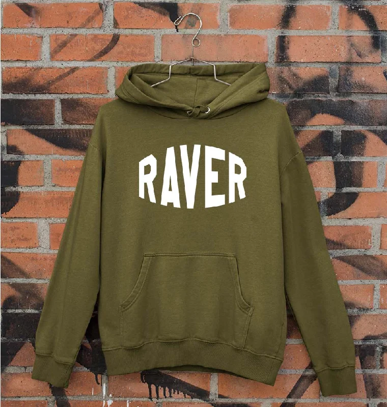 Raver Unisex Hoodie for Men/Women Hoodie with Neon Bright Vibrant