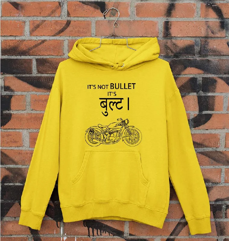 Royal Enfield Bullet Unisex Hoodie for Men/Women Hoodie with Tied Waist Feminine Flattering