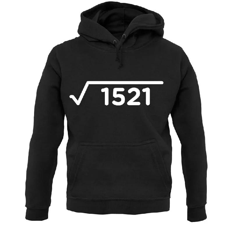 Square Root Birthday 39 Unisex Hoodie Hoodie with Elastic Cuffs Stretchable Comfortable