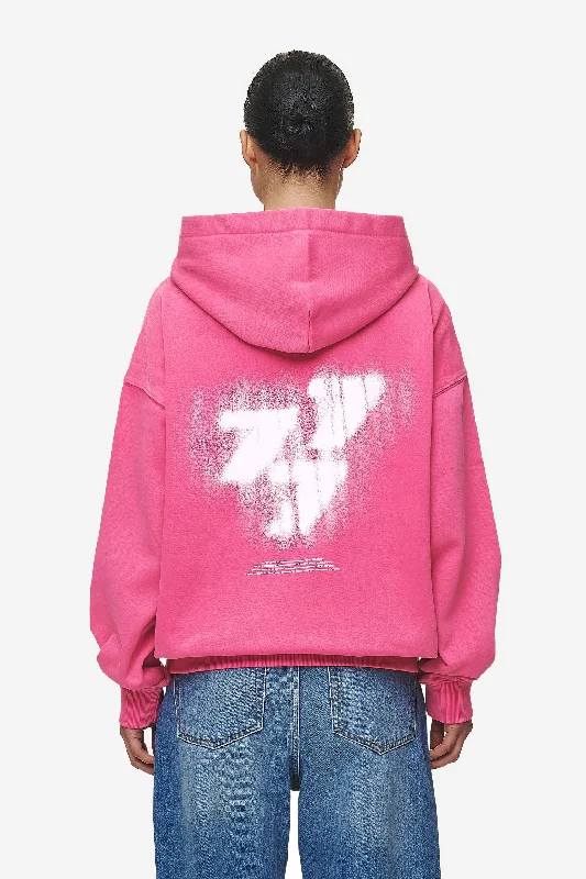 Suta Oversized Hoodie Vintage Digital Pink Oversized Hoodie Comfort Casual