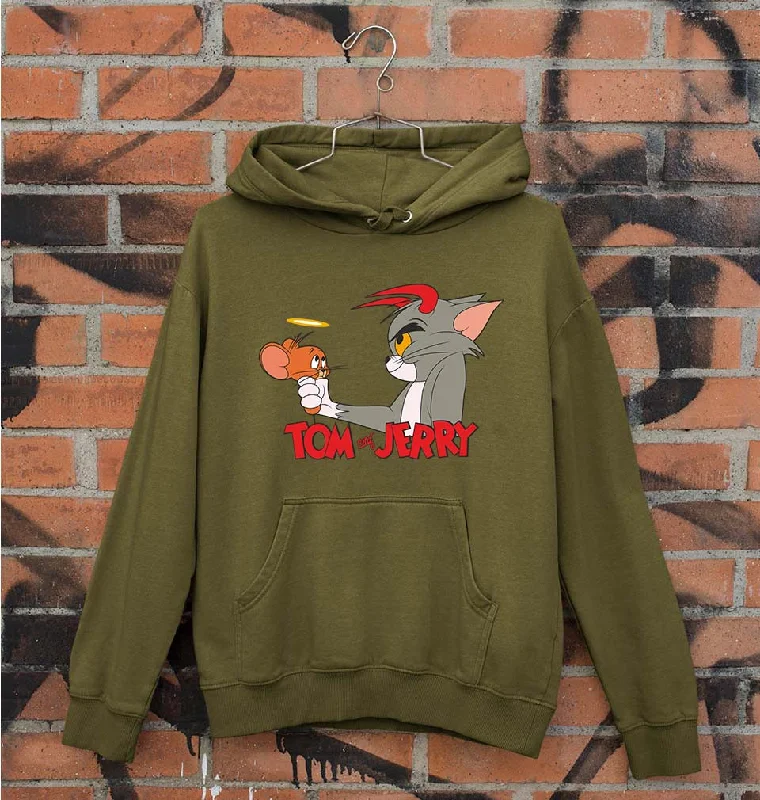 Tom and Jerry Unisex Hoodie for Men/Women Hoodie with Drop Shoulder Relaxed Streetwear