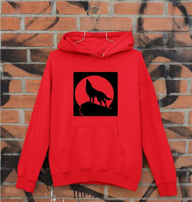 Wolf Unisex Hoodie for Men/Women Hoodie with Longline Fit Extended Stylish