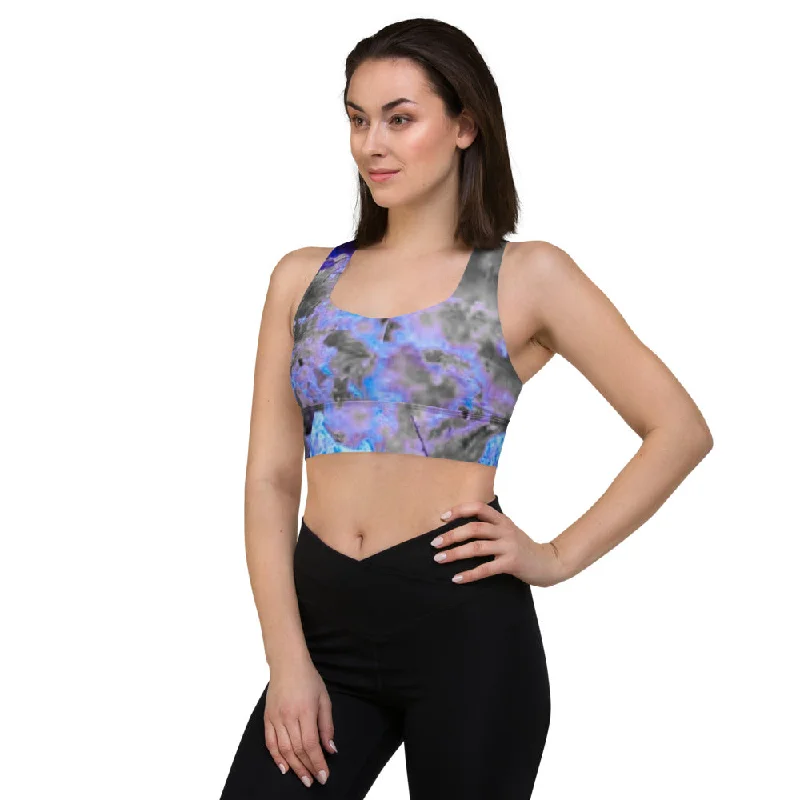 Bloom Within ll Longline Sports bra Soft Mesh Bra