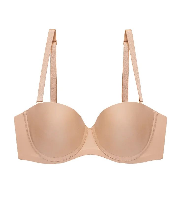 Maximizer Wired Strapless Bra Stretchy Wireless Bra