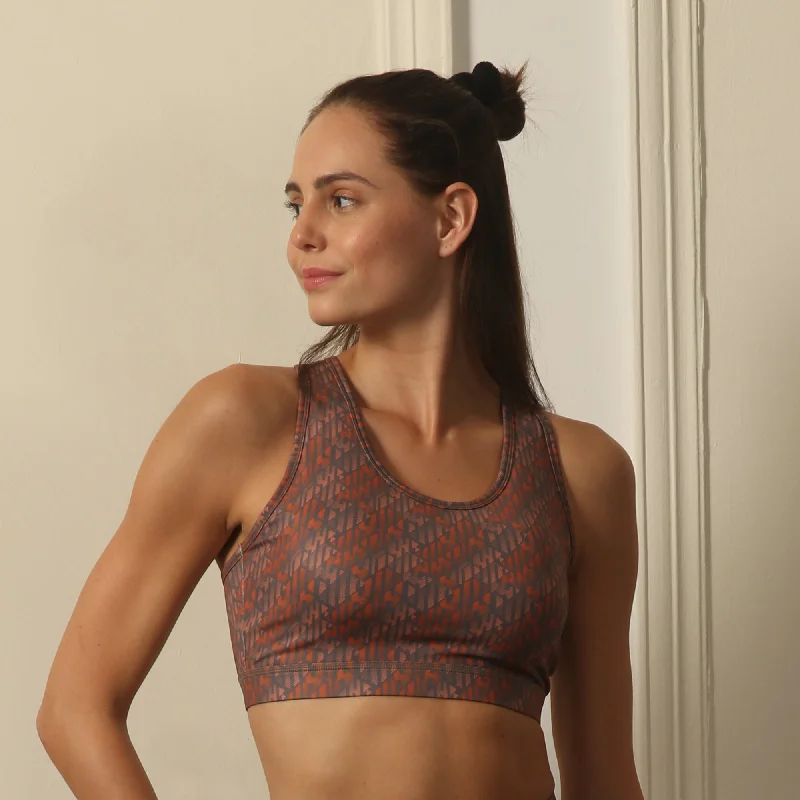 Medium Impact Racerback Sports Bra- AT-3 Cozy Sleep Bra