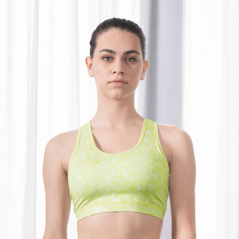 Medium Impact Racerback Sports Bra- AT-3 Sexy Lace Bralette