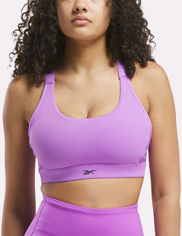 Lux High Impact Bra - Digital Purple Breathable Full Coverage