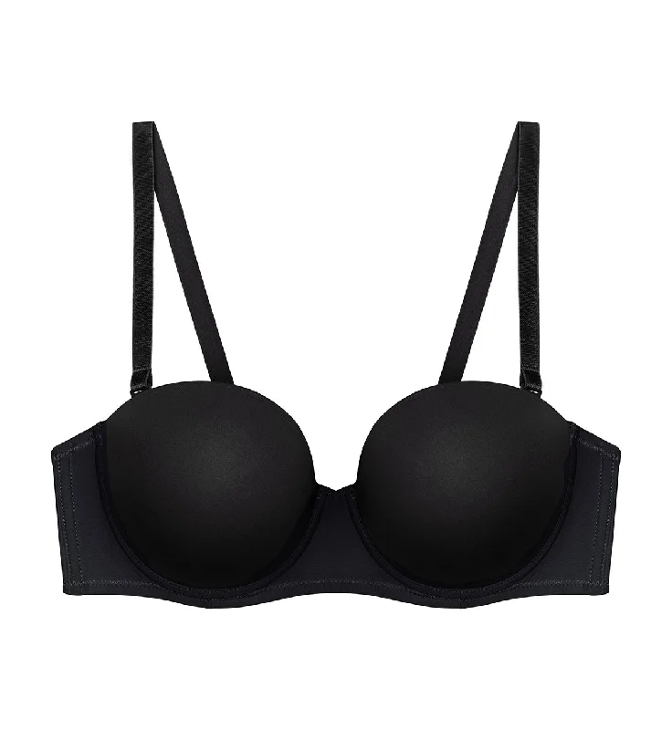 SIMPLY EVERYDAY WIRED PUSH UP DETACHABLE BRA Cozy Wire-Free Bra