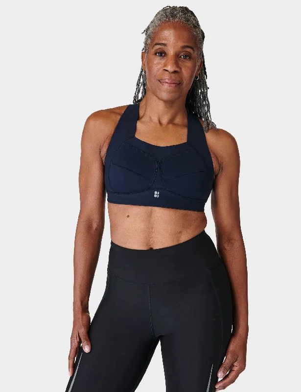 Zero Gravity Running Bra - Navy Blue A Comfort Fit Bralette