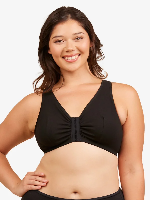 The Meryl - Cotton Front-Closure Comfort & Sleep Bra Active Wear Bra