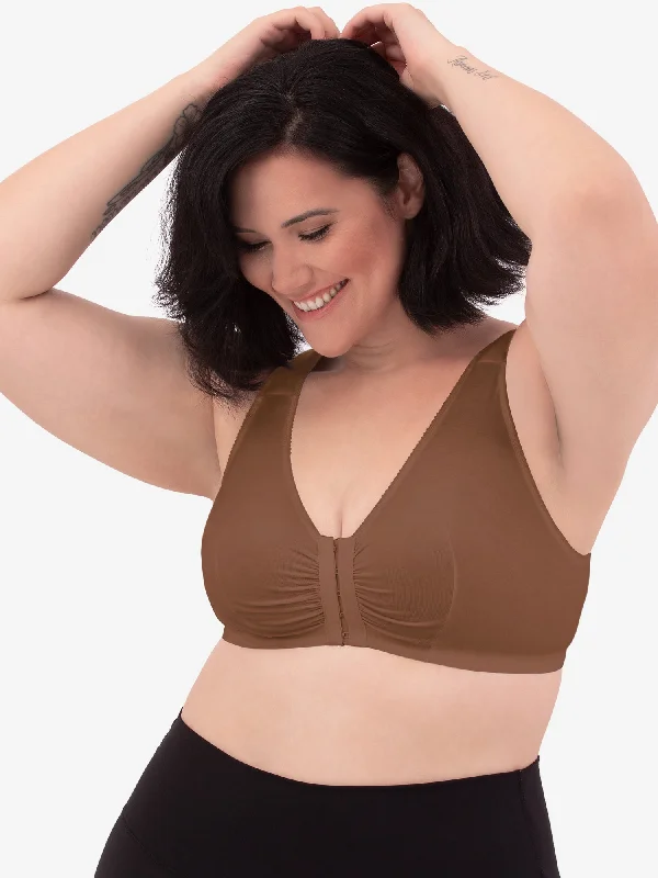 The Meryl - Cotton Front-Closure Comfort & Sleep Bra Breathable Sports Bra