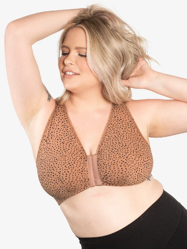 The Meryl - Cotton Front-Closure Comfort & Sleep Bra Adjustable Bra Straps