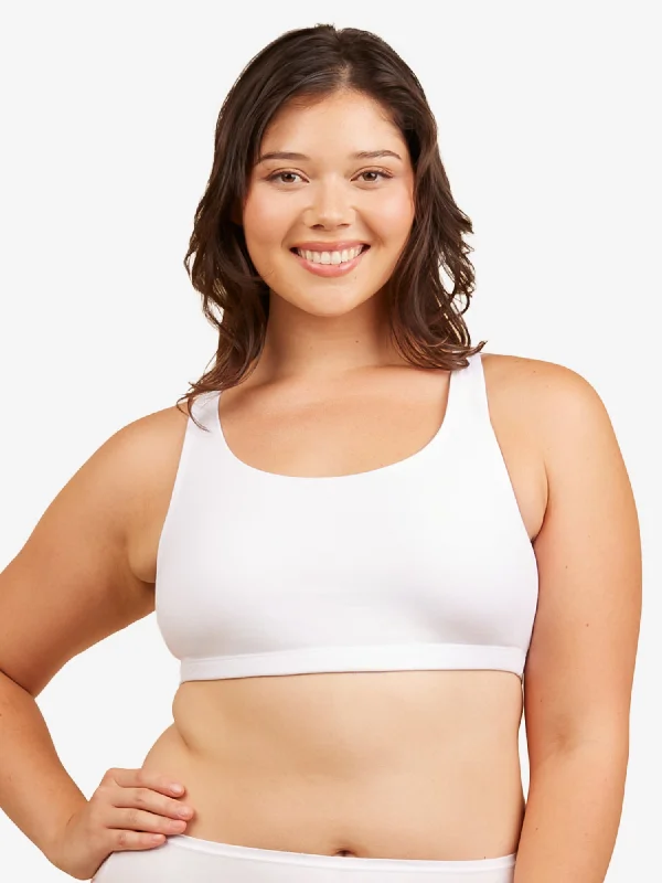 The Serena - Cotton Wirefree Sports Bra Lacy Underwire Bra