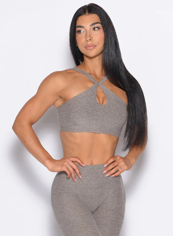 Twist Up Bra Soft Mesh Bra