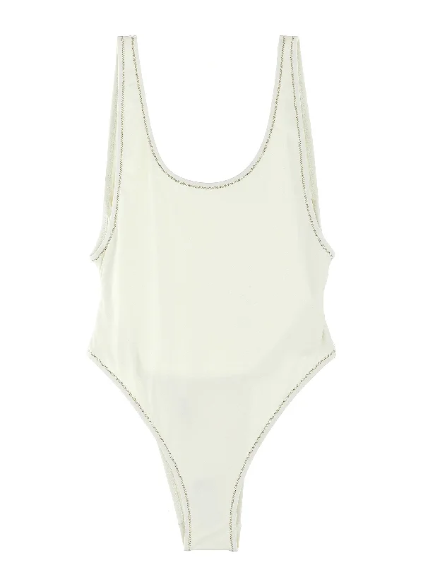 Pamela One-piece Swimsuit Solid Color Swimsuit