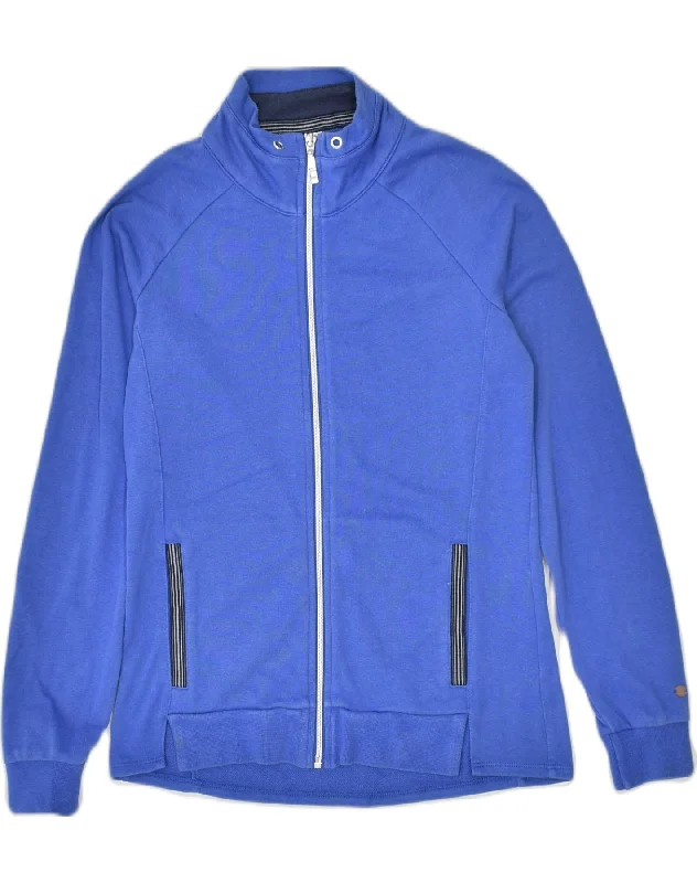 CHAMPION Womens Heritage Fit Tracksuit Top Jacket UK 10 Small Blue Cotton Fleece Jacket Down Jacket Feather Jacket