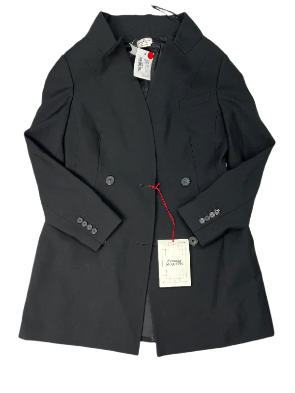 Like New! Alexander McQueen Designer Jacket / Blazer , Size: 44 / 8 Tiered Jacket Buttoned Jacket Zippered Jacket