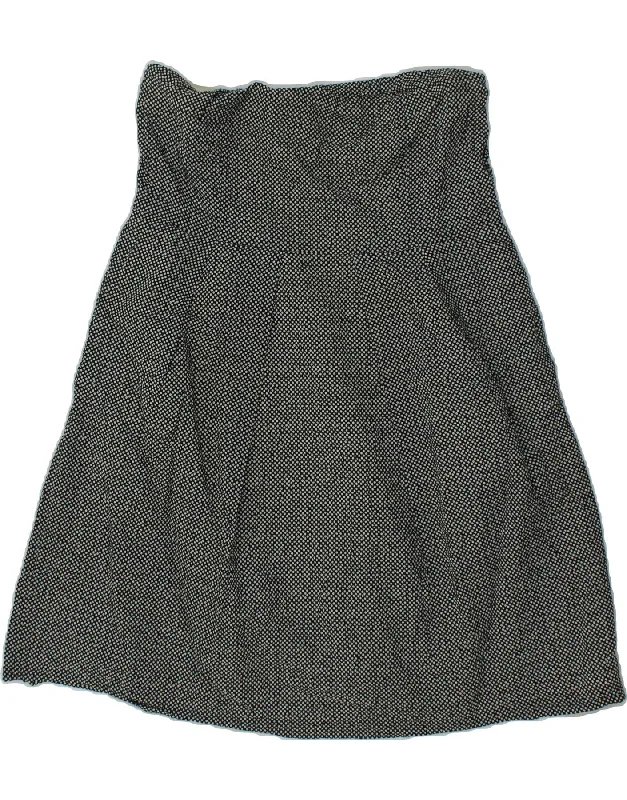 J. CREW Womens A-Line Skirt XL W31 L19 Grey Spotted Cotton denim skirt classic