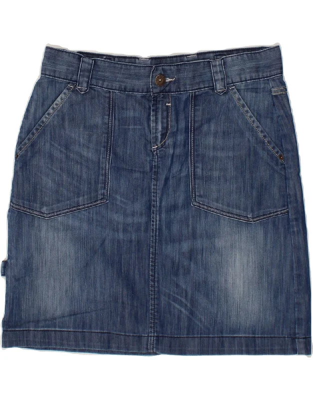 OASIS Womens Denim Skirt UK 12 Medium W30  Blue Cotton cotton skirt soft